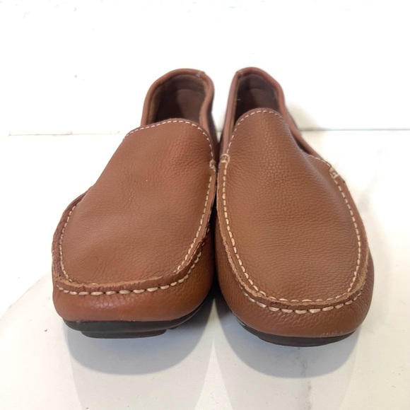 Sperry Men's Brown Leather Slip-On Loafers 8M - Picture 8 of 10